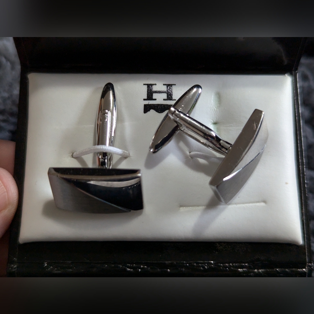 Haggar French Cuff Cufflinks and collar points